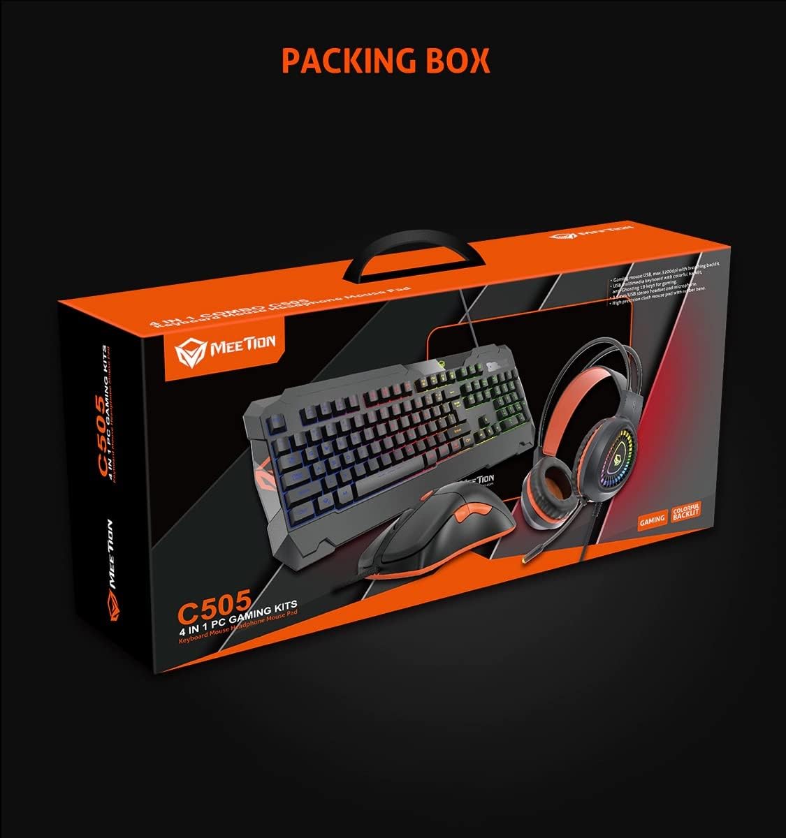 Meetion MT C505 4 in 1 Gaming Combo Kit