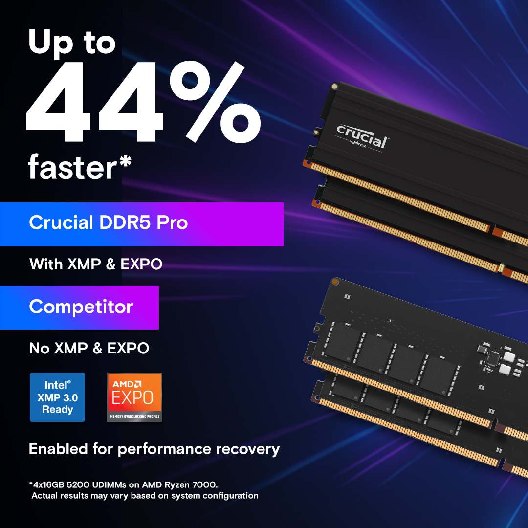 Crucial DDR5 Pro Low-profile Heat Spreader Gallery Image 04 (EN)