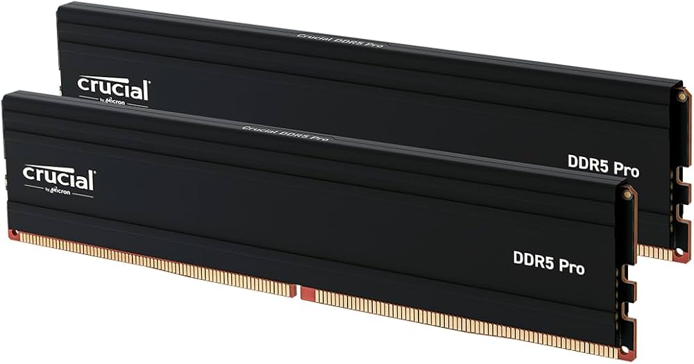 Crucial Pro 64GB DDR5 5600 Mhz Desktop RAM (32 GB x 2)